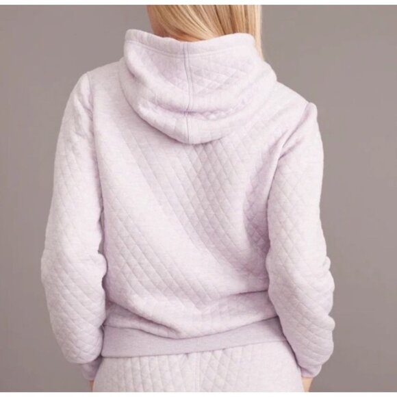 Marine Layer corbet hoodie lavander quilted sz small pockets drawstring womens - Picture 2 of 14